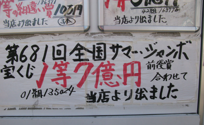 宝くじ売り場(夢ステーションなんばウォーク東店)営業時間